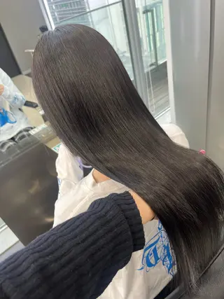 ロング カラー ヘアアレンジ ハイトーン/透明感 髪質改善/rinaのヘアスタイル