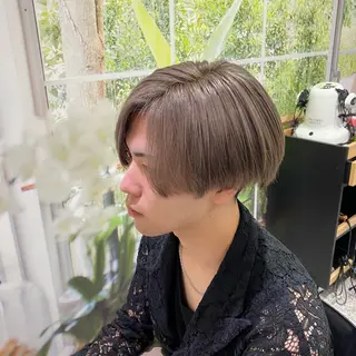 カラー メンズ ついざき はるかのヘアスタイル