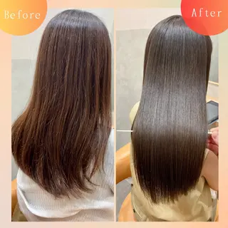 ロング 自然で柔らかい縮毛 矯正✨松尾郁哉のヘアスタイル