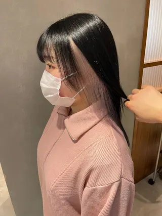 ロング カラー 店長　MANAMI ／ブリーチ／骨格ボブのヘアスタイル