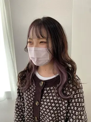 セミロング カラー Emma ecole所属・Emma ecole /栄/RIOのヘアスタイル