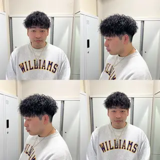 ショート パーマ メンズ 茅ヶ崎パーマ特化/ スパイラル/ハルキのヘアスタイル