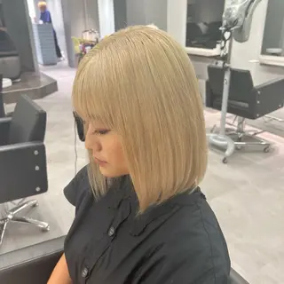 ミディアム カラー 矢島颯哉/ハイトーン ブリーチカラー💎のヘアスタイル