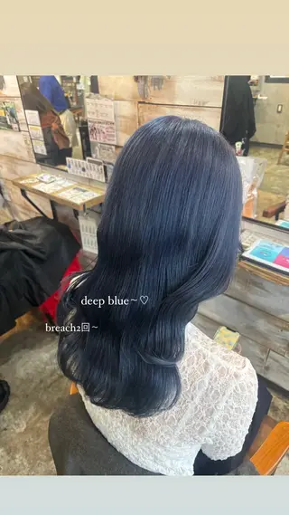 セミロング カラー 光本 杏のヘアスタイル