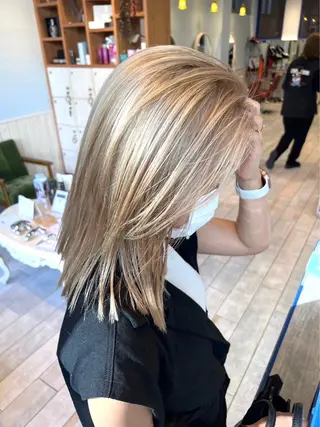 ミディアム センターパート/ メンズ特化/日向🔥のヘアスタイル