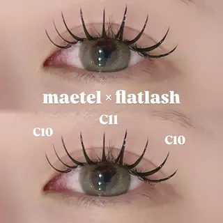 マツエク・マツパ 岩本 晏奈のマツエク・マツパデザイン