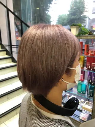 ショート 艶髪カラー🫧 髪質改善🪽萩原のヘアスタイル