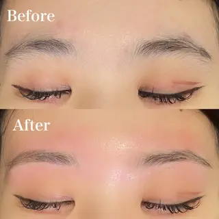 アイブロウ アイブロウ&マツパ カラーモデルまなみのマツエク・マツパデザイン