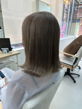 ミディアム 宮澤 泉のヘアスタイル