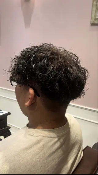 パーマ メンズ レイヤー/透明感/髪 質改善/メンズ/佐藤のヘアスタイル