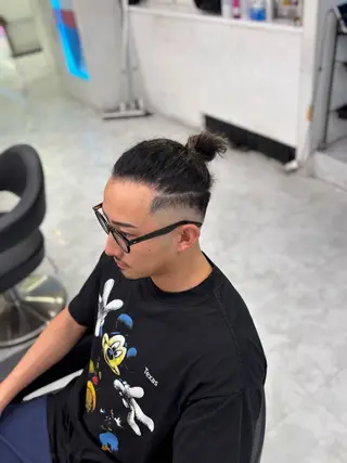 ロング メンズ 大人っぽベージュ🤍 当日予約◎ヒロトのヘアスタイル