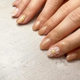 ミディアム ネイル nail&eyelash mate所属・京都/東向日/桂 ayumiのネイルデザイン
