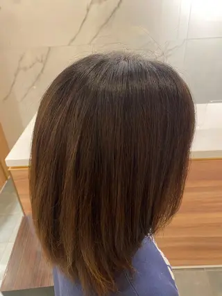 ミディアム カラー 門崎未依/レイヤー/ メンズカット🪿🌼のヘアスタイル