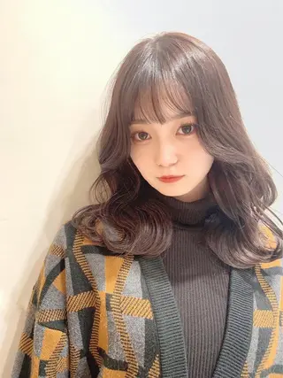 ミディアム 韓国ヘア/レイヤー/ 顔まわり/りょーとのヘアスタイル