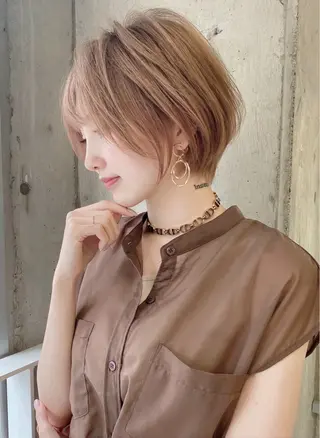 ショート 寺田鼓捺/艶カラー /透明感カラーのヘアスタイル