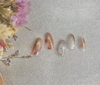 ミディアム カラー パーマ ヘアアレンジ メンズ キッズ ネイル マツエク・マツパ アイブロウ Salon Ｋのネイルデザイン