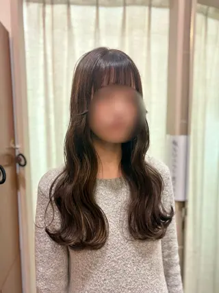 ロング カラー 🎀透明感カラー 🐈ナズナのヘアスタイル