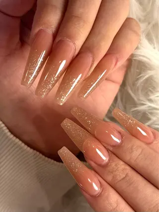 ロング LaLa Peach 崎原のネイルデザイン