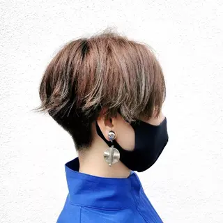 ショート カラー tenny調布 いしまつのヘアスタイル