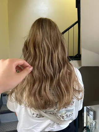 ロング カラー ヘアアレンジ ☕️結【suii.】 ボブ/ヘアセット☕️のヘアスタイル