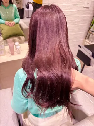 ロング カラー 銀座/髪質改善/韓国 カラー🍓原田侑依のヘアスタイル