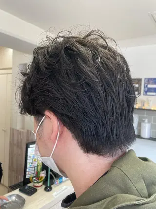 パーマ メンズ 中野 健人のヘアスタイル