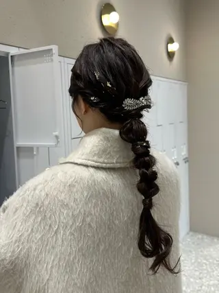 ロング ヘアアレンジ 銀座/ヘアセット/ 島村美帆のヘアスタイル