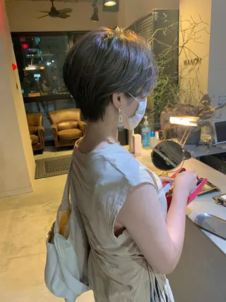 ショート カラー メンズヘア/レイヤー /ボブ山内春輝のヘアスタイル