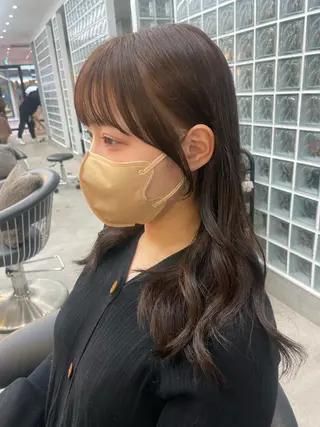 ミディアム Misaki /ボブ/縮毛矯正のヘアスタイル