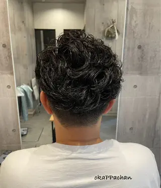 パーマ メンズ okaPPachan 🍇AKINA🍇のヘアスタイル