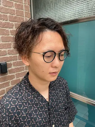 ショート カラー パーマ ヘアアレンジ メンズ キッズ ネイル マツエク・マツパ アイブロウ times salon名駅所属・久木原 ゆりのヘアスタイル