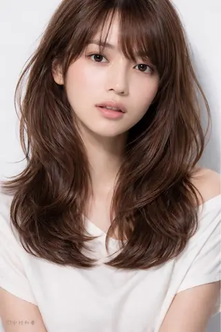 ミディアム COA GINZA所属・女性無料カット募集中 COA/Minamiのヘアスタイル