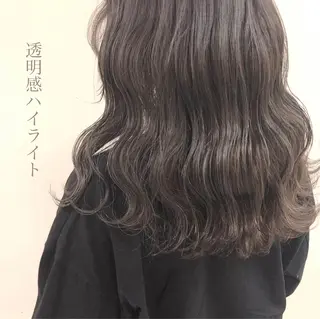 セミロング カラー ボブ/パーマ 古家 佑真のヘアスタイル