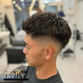 メンズ Back bone barberのヘアスタイル