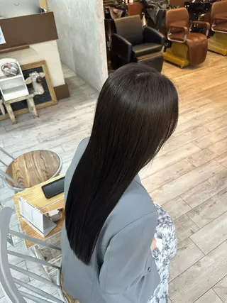 ロング カラー なぎは/暗髪・ ナチュラルカラーのヘアスタイル