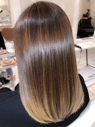 セミロング Lafith  hair flamme所属・澤西 哲平のヘアスタイル