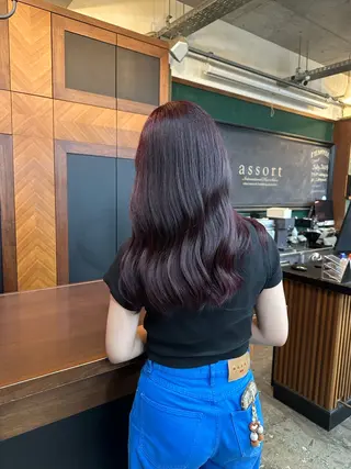 ロング 透明感カラー/外苑前 /MIRAI🇰🇷のヘアスタイル