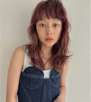 ロング FERIA梅田🖤 透明感カラー🎀のヘアスタイル