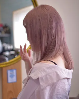 セミロング カラー 小顔ショートヘア♪ TAKUMIのヘアスタイル