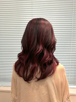 カラー AO所属・ボブ/ハイライト🦓 /harukaのヘアスタイル