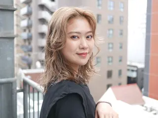 ミディアム パーマ 山田 みかのヘアスタイル