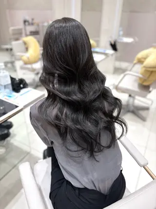 ロング カラー 銀座/オリーブ/ 透明感カラー✨りくのヘアスタイル