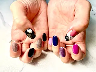 ネイル Queennail 北堀江megumiのネイルデザイン