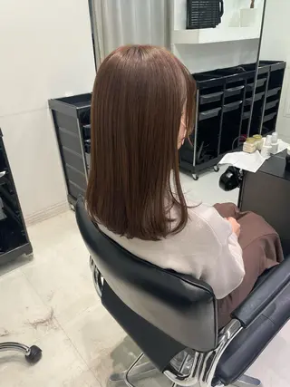 セミロング カラー キッズ オトナヘア🌸 harukaのヘアスタイル