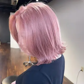 ショート カラー ボブ/ダブルカラー 縮毛矯正/支持多数のヘアスタイル