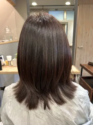 ミディアム 南條 しほのヘアスタイル