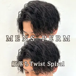 メンズ 白髪ぼかし/白髪 メッシュ/ゆうとのヘアスタイル