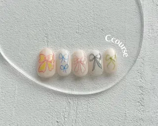 ネイル 0203ムニムサン 💙Sayakaのネイルデザイン