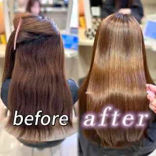 ロング 横浜｜韓国レイヤー｜ 暖色カラー｜まなとのヘアスタイル