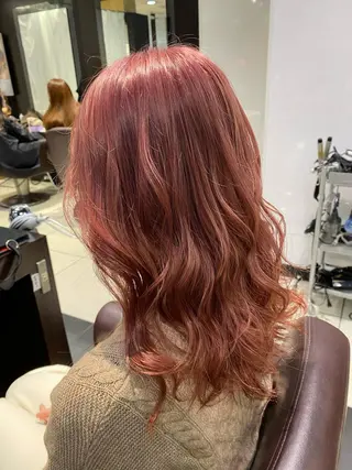 ロング カラー 酸スト/フェザー パーマ/三谷海斗のヘアスタイル